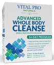 Vital Pro Naturals - Avancerad hel kropp rensning med mjölk Thistle, Magnesium, Cape Aloe och örter för yrkesförstöring och hälsosam utrotning, 2-Part 14 Day Kit, 56 kapslar