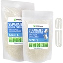 XPRS Nutra Size 1 Gelatin Separerade kapslar - 1000 greve tomma piller kapslar separerade i väskor - Tydliga tomma piller för DIY Do-It-Yourself Supplement Filling