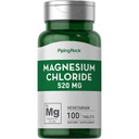 Piping Rock Magnesium Chloride | 520mg | 100 tabletter | Vegetarisk, icke-GMO, Gluten fri tillägg