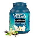 Vega Allt i ett näringsorgan - 20g Plant-Based Pea Protein, French Vanilla, 43 portioner, vitamin A & C, Probiotika, gröna, Vegan, Keto, Gluten Free, 3.63lbs (Packaging May Vary)
