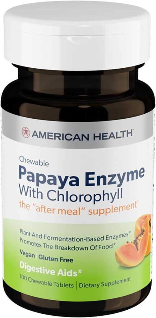 Papaya Enzyme w/Chlorophyll Chewable Tablets