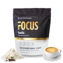 Fokus Coffee Creamer för energi & Clarity - MCT Powder + Nootropics + Adaptogens - Boost Productivity Without Jitters or Crash - Keto, Vegan, 0 Sugar - med Taurin, L-Tyrosine, Rhodiola