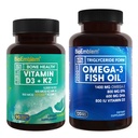 BioEmblem Vitamin D3 K2 Omega-3 Fisk Oil 2000mg