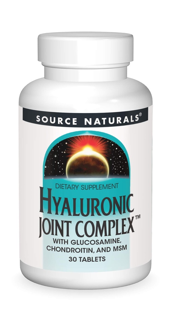 Källa Naturals Hyaluronic Joint Complex med Glucosamine, Chondroitin & MSM - 30 tabletter
