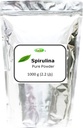 Organiskt odlad Spirulina Powder 1000g (1,0Kg, 2,2 lb) Bulk Pure Fresh GMO Gratis Irradierad