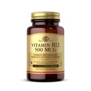 Solgar Vitamin B12 500 mcg - 100 Vegetabiliska kapslar - Energi Metabolism & Nervous System Support - Non-GMO, Vegan, Gluten & Dairy Free, Kosher, Halal - 100 portioner