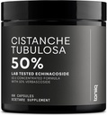 Cistanche Tubulosa Extract - Ultra High Potency 10:1 Extrakt med 50% Echinacoside & 10% Verbascoside - Mycket koncentrerad - Tredjepartslabb Testad - 60 kapslar