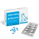 Samma 90 för hundar och katter - Liver Support Supplement med mjölk Thistle - Hjälper med gemensam hälsa, lever Detox och rörlighet - Perfekt för katter och små och medelstora hundar