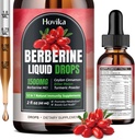 Berberine HCL Liquid Drops - 1500 mg Högt Absorbable Berberine Liquid Drops - Berberine Veggie Supplement för immun, Digestion System och Heart Health Support, Strawberry Flavor- 2 FL Oz