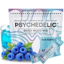 Easy Alkohol Alternativ med Buzz - Calming Kava Drink Mix (14x5.5g) smaksatt Kava Powder - Calming Drink Powder Packets - Easy Open Single Servering Drinks - 14 Calm Packets - Blue Raspberry