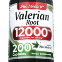 FITO MEDIC'S Lab | Valerian Root Capsules | 200 kapslar | 12000 mg | Valerian Root Extract | Koncentrat Extract | Ultra hög Absorption.