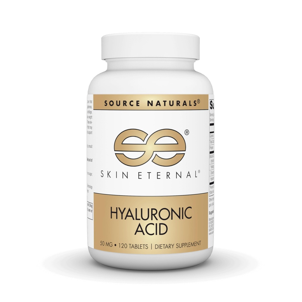 Källa Naturals Skin Eternal Hyaluronsyra, 50mg - 120 tabletter