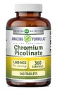 Fantastiska formler Chromium Picolinate 1000 Mcg | Tablets Supplement | Non-GMO | Gluten Free | Made in USA (1 Pack | 360 Count)