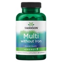 Swanson aktiv en multivitamin utan järn 90 kapslar
