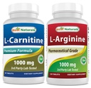 Bästa naturliga L-karnitin 1000 mg och L-arginin 1000 mg