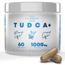 TUDCA + 1000mg Bile Salt Supplement for Liver Support, Detoxification, Digestive Health och Skin Health - Tillverkad i USA (60 Vegan Capsules)