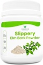 Slippery Elm Bark Powder, Slippery Elm Inner Bark Powder, Natural Herbal Supplement för lugnande hals och Digestive Health, Gluten-Free, Non-GMO, Vegan-Friendly, 1 lb (534 portioner)