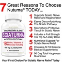 Sciatic Nerve Relief Support Supplement med 450 mg Alpha Lipoic Acid - 18 i 1 Super Formel för lägre tillbaka, Hip, Lumbar, lår, ben, fot - Bästa naturliga Sciatic Nerve Relief Support - 90 kapslar