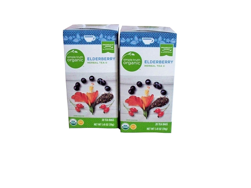 Enkel Sanning Organisk Elderberry Herbal Tea 20 ct (Pack of 2)