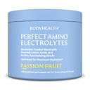 BodyHealth PerfectAmino Electrolytes Powder No Sugar, Hydration Fasting Keto Zero Sugar Electrolytes Drink Mix med spårmineraler - Passion Fruit - 60 portioner