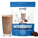 NutriBreakfast av Nutrillermo / Keto Protein Collagen Powder med MCT Oil / MCT Oil Powder / Keto Collagen Peptides med Grass-Fed Bovine Collagen Typ I & III (15,9, Chocolate)