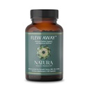 Natura Health Products Flew Away Supplement - Immune System Support & Seasonal Defense - Med Ginger, Elderberry, Propolis och Eucalyptus (60 kapslar)