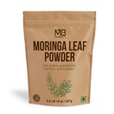 MB Herbals Moringa Leaf Powder 8 oz (227g / 0,5 LB) | 100% Pure Moringa Powder | Lätt blandning i drycker och smoothies | Inga konserveringsmedel
