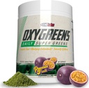 EHP Labs OxyGreens Super Greens Powder - Spirulina & Chlorella Superfood, Green Juice Powder & Greens Supplements med Prebiotic Fiber, Antioxidanter & Immunity Support, 30 Serves (Passionfruit)