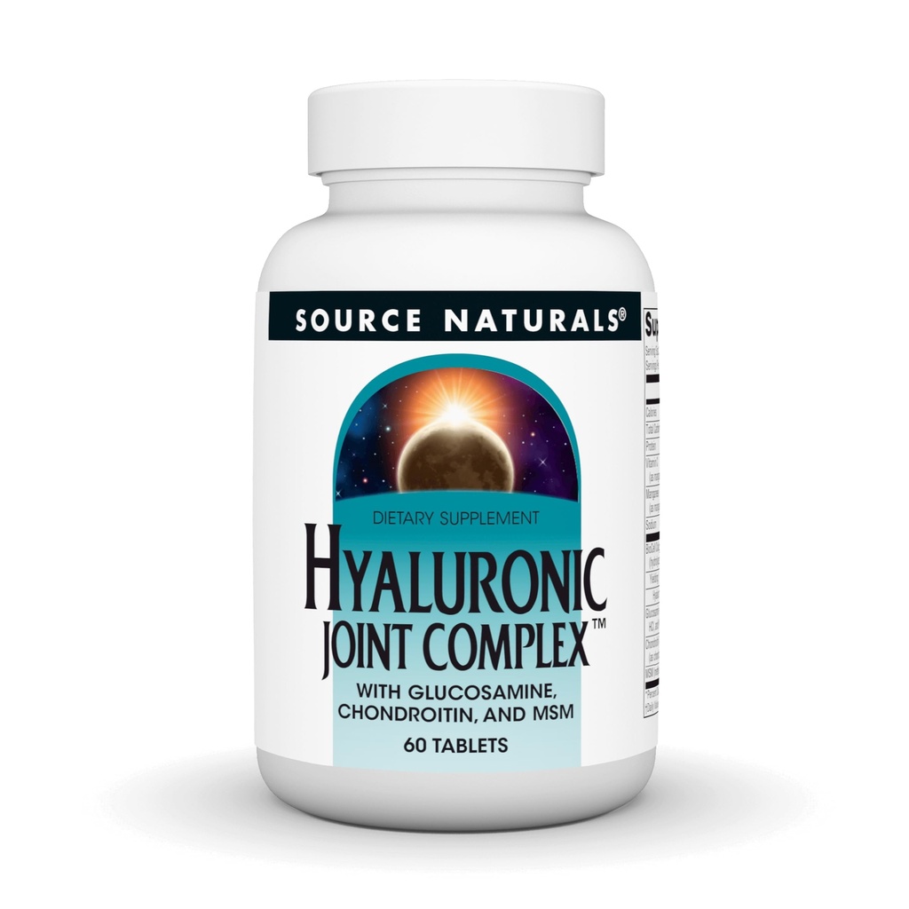 Källa Naturals Hyaluronic Joint Complex med Glucosamine, Chondroitin & MSM Extra Strength - 60 tabletter