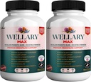 Wellary Max Menopause Support Supplement, 40 miljarder CFU Probiotic Blend, 90 kapslar (2)