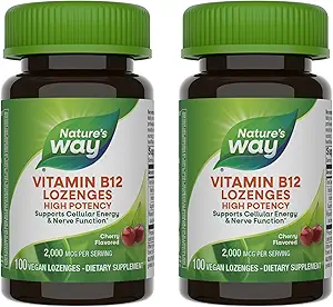 Naturens sätt vitamin B12 Lozenge, 100 greve (2 Pack)