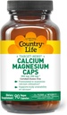 Country Life Target-Mins Calcium Magnesium Complex - 1000mg Calcium, 500mg Magnesium, Glutenfri Supplement för benhälsa