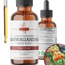 Organiska Ashwagandha Liquid Drops, Ashwagandha Root Tincture, Ashwagandha Extract Herb Supplements - 2 Fl Oz