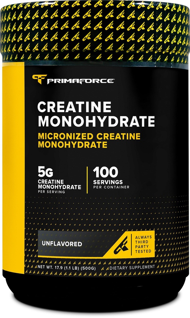 Primaforce Micronized Kreatin Monohydratpulver 500 Grams (1.1 pund)