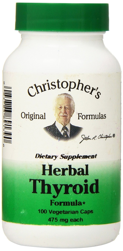 Dr Christophers Formel Dr Christophers Formel Herbal Thyroid, 100 greve