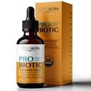 Liquid Probiotic för kvinnor, män, barn, Toddler Probiotic: USDA Organic Probiotics, Vegan Probiotic Liquid & Alfalfa Blend + Acidophilus för Gut Health, Dairy Gluten Sugar Free, Non-GMO Oral Probiotics