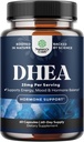 DHEA Supplement för kvinnor och män - Pure DHEA 25mg för hormonbalans, förbättrar humörstabilitet, hjärnfunktion, immunsystem, energi och fertilitet - Dehydroepiandrosteronkapslar för vuxna - 60 Ct