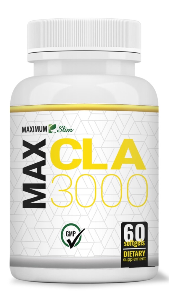 Maximal Slim MAX CLA 3000, High Potency, Natural Weight Loss Exercise Enhancement, Öka Lean Muscle Mass, Non-Stimulating, Non-GMO 95% Pure CLA, 90 Count