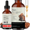 Auri Super Chaga Elixir - Mushroom Superfood Liquid Supplement med Full Spectrum Immune Support från Oxidative Stress och Energy Lift - Chaga Tincture 60ml
