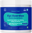 Eye Guardian för katter och hundar - stöder ögonhälsa, tårfärgning, allergi och sår (117g) med MaquiBright (normal vikt)