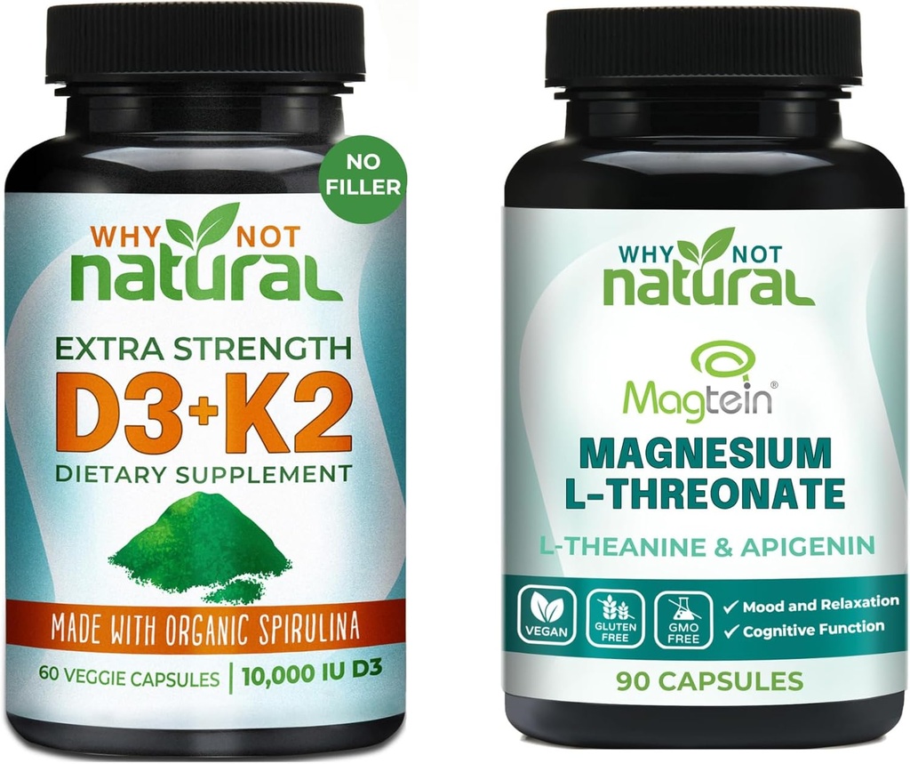 Varför inte naturligt magnesium L-Threonate komplex och vitamin D3K2