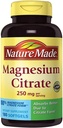 Nature Made Magnesium Citrate 250 mg Kosttillskott (Netcount 180 Soft Gels), 180Count
