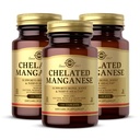 Solgar Chelated Manganese - 100 tabletter, Pack of 2 - Stöder ben, Joint & Nerve Health - Non-GMO, Vegan, Gluten Free, Dairy Free, Kosher - 200 Totalt portioner