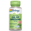 SOLARAY Oil of Oregano Softgels 150 mg - Oregano Oil Supplement for Powerful Wellness Support - Gentle Digestion - Extra Virgin Olive Oil Base - Vegan, 60-dagars garanti - 60 portioner, 60 Softgels