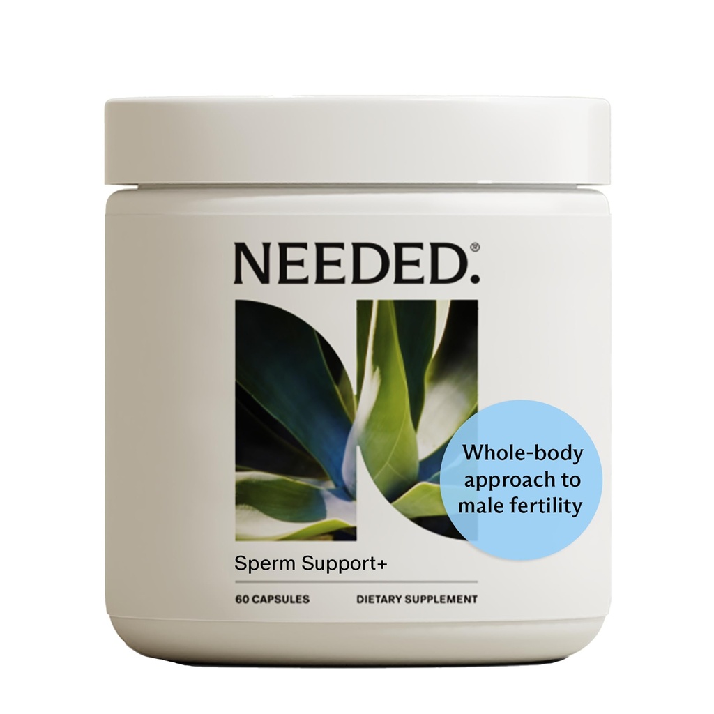 Behöver. Spermie Support - fertilitetstillskott för män - kliniskt studerade botaniska ingredienser för en hel kroppsstrategi till manlig fertilitet - prenatal vitaminer - 60 kapslar, 30 dagars leverans