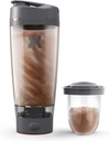 Promixx Pro Shaker Bottle | Uppladdningsbar, kraftfull för Smooth Protein Shakes | inkluderar Supplement Storage - BPA Free | 20oz Cup (Graphite Gray)