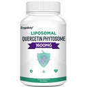 Orgabay Liposomal Quercetin Phytosome 1600 mg,Bromelain 200mg,Zinc 30mg, Vitamin C Turmeric 40 mg, Högsta Absorption, Quercetin Complex, 60 Softgels