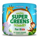 Infusioner Super Green Gummies för barn 90 greve Superfood Booster mjuka och läckra 8 kraftfulla blandningar Vegan Friendly Gluten Free & Non-GMO