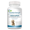 Cardio Support för hundar Plus Antioxidant, L-Carnitine, L-Taurin, med Coenzyme Q10 och Vitamin E, främjar ett hälsosamt och starkt hundhjärta, 120 tuggbara tabletter
