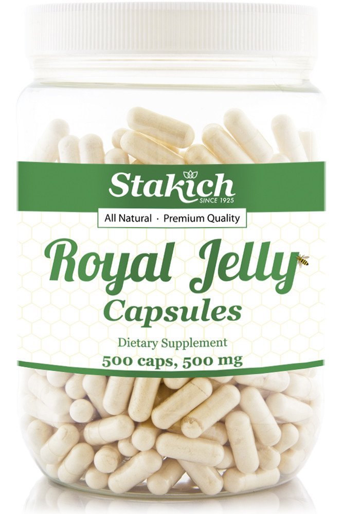 Stakich 500 mg kapslar (Royal Jelly kapslar 500 mg (500 greve))